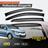 Perflex Polikarbon Kırılmaz Rüzgarlık V2 Düz Hyundai İ20 2008-2014