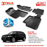 Audi Q5 2008-2012 Premium 3D Havuzlu Paspas Seti
