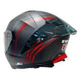 Sway Kapalı Kask Sw 865 Space Siyah Kırmızı