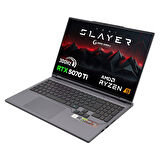 Game Garaj Slayer R9T3D-5070Ti C1 AMD Ryzen 9 9955HX3D 32GB RAM 1TB SSD RTX5070Ti 16" QHD IPS 300Hz FreeDOS Gaming Laptop
