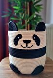 Panda oyuncak sepeti,düzenleyici, çok amaçlı sepet
