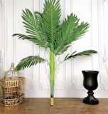 Yapay Çiçek Dal Areka Palmiye 12 Yaprak 90 cm Salon Çiçeği Yapay Bitki