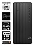 HP PRO TOWER 290 G9 i5 12500 20GB RAM 2TB SSD RX550/4GB FDOS 6D3A5EA MASAÜSTÜ PC & PER4 BELLEK