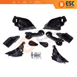 Opel Astra J MK4 P10 2009-2015 4/5 Kapı GTC 2011-2018 13335737 İçin Sağ Sol Ön Far Ayak Tamir Seti