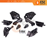 Opel Astra J MK4 P10 2009-2015 4/5 Kapı GTC 2011-2018 13335737 İçin Sağ Sol Ön Far Ayak Tamir Seti
