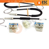 VW Passat B7 362 365 2010-2014 CC A32 A33 2011-2020 İçin Elektrikli Ön Sağ Cam Kriko Tamir Seti