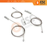 VW Golf MK8 CD1 DA1 CG5 DB5 2019-2024 5-Door 5H0837401E İçin Ön Sol Kapı Cam Kriko Tamir Seti