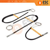 Land Rover Range Rover Sport MK2 L494 2013-2022 LR077816 İçin Ön Sol Kapı Cam Kriko Tamir Seti