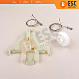 Ford Mondeo MK2 MK3 4/5 Kapı 1996-2007 1S71F27001B İçin Arka Sol Kapı Cam Kriko Tamir Seti