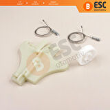 Ford Mondeo MK2 MK3 4/5 Kapı 1996-2007 1S71F27001B İçin Arka Sol Kapı Cam Kriko Tamir Seti