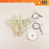 Ford Mondeo MK2 MK3 4/5 Kapı 1996-2007 1S71F27000B İçin Arka Sağ Kapı Cam Kriko Tamir Seti