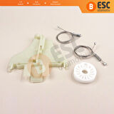 Ford Mondeo MK2 MK3 4/5 Kapı 1996-2007 1S71F27000B İçin Arka Sağ Kapı Cam Kriko Tamir Seti