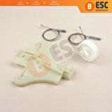 Ford Mondeo MK2 MK3 4/5 Kapı 1996-2007 1S71F27000B İçin Arka Sağ Kapı Cam Kriko Tamir Seti