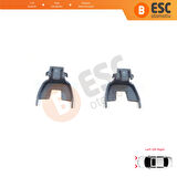 BMW 5 Serisi F10 F11 F18 LCI 2009-2017 için 2 Adet Gündüz Farı Angel Eye Far Montaj Braketi