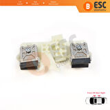 Ford Fiesta MK6 CB1 CCN JA8 JR8 2008-2017 4/5 Kapı 1568365 İçin Sağ Kapı Cam Kriko Tamir Klipsi