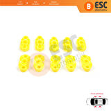 Buick Pontiac Oldsmobile Impala Cadillac GM Saab İçin 10 Adet Cam Kriko Tamir Kılavuz Klipsi