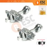 EDP715-1 2 Pieces Rear Door Hinge Stop Check Strap Limiter 5160246 for Vauxhall Opel Vectra C Signum