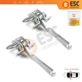 EDP772-1 2 Pieces Front Door Hinge Stop Check Strap Limiter 918179 for Citroen Relay MK1 230 244 1994-2006
