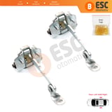 EDP787-1 2 Pieces Rear Door Hinge Stop Check Strap Limiter 9181.L9 for Citroen C3 MK1 MK2 2002-2016