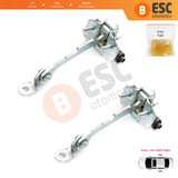 EDP787-1 2 Pieces Rear Door Hinge Stop Check Strap Limiter 9181.L9 for Citroen C3 MK1 MK2 2002-2016