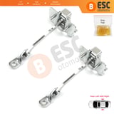 Renault Megane MK1 1996-2003 7700828428 İçin 2 EA Arka Sağ ve Sol Kapı Gergi Yayı