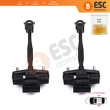 Citroen C3 Aircross MK2 A88 2017-2024 YQ00232680 İçin 2 EA Arka Sağ ve Sol Kapı Gergi Yayı