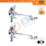 Peugeot 607 9D 9U 1999-2010 9181F5 İçin 2 EA Arka Sağ ve Sol Kapı Gergi Yayı