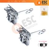 Peugeot 607 9D 9U 1999-2010 9181F5 İçin 2 EA Arka Sağ ve Sol Kapı Gergi Yayı
