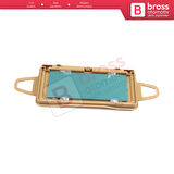 Mercedes E W212 CLS W218 için Güneşlik Makyaj Ayna Kapağı Bej 2128103710