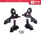 Citroen C4 MK2 B7 NC 2009-2018 DS4 MK1 NX 2010-2015 6212H1 İçin Sağ Sol Ön Far Ayak Tamir Seti