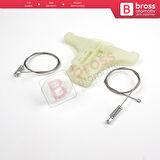 Kia Sportage MK3 SL 2010-2015  834813W000 İçin Elektrikli Sağ Arka Kapı Cam Kriko Tamir Seti