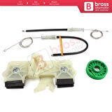 Ford Fiesta MK5 JH JD BE256 2001-2008 4/5 Kapı 2S61A23200 İçin Ön Sağ Kapı Cam Kriko Tamir Seti