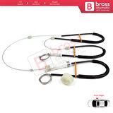 VW CC Passat CC 357 358 2008-2017 4-Kapı  3C8837462 İçin Ön Sağ Kapı Cam Kriko Tamir Seti