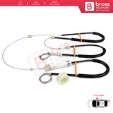 VW CC Passat CC 357 358 2008-2017 4-Kapı  3C8837462 İçin Ön Sağ Kapı Cam Kriko Tamir Seti