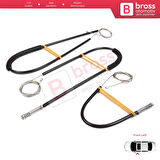 Land Rover Range Rover Sport MK2 L494 2013-2022 LR077816 İçin Ön Sol Kapı Cam Kriko Tamir Seti