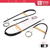 Land Rover Range Rover Sport MK2 L494 2013-2022 LR077817 İçin Ön Sağ Kapı Cam Kriko Tamir Seti