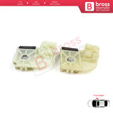 VW Transporter T5 T6 Caravelle Multivan 2003-2024 7H0837754 İçin Ön Sağ Cam Kriko Klips Ayak Seti