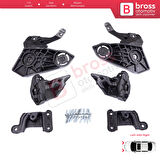 Peugeot 208 e-208 MK2 P21 2008 e-2008 MK2 P24 2019-On İçin Sağ Sol Ön Far Ayak Tamir Seti