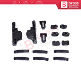 Jeep Renegade BU B1 BV 2014-On SUV Van 77368445 İçin MySky Sunroof Tamir 16 Parça Seti 