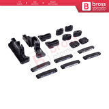 Jeep Renegade BU B1 BV 2014-On SUV Van 77368445 İçin MySky Sunroof Tamir 16 Parça Seti 
