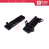 Renault Clio MK4 Captur Logan Sandero MK2 Stepway 272763745R İçin 2 Parçalı Tip Polen Filtre Kapağı