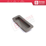 BMW E39 E46 için Sunroof Güneşlik Açma Tutamak Elceği Koyu Gri 54137134542