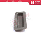 BMW E39 E46 için Sunroof Güneşlik Açma Tutamak Elceği Koyu Gri 54137134542