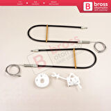 Iveco EuroBus 2003-2012 İçin Sol Kapı Cam Kriko Tamir Seti