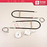 Iveco EuroBus 2003-2012 İçin Sol Kapı Cam Kriko Tamir Seti