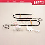 Iveco EuroBus 2003-2012 İçin Sol Kapı Cam Kriko Tamir Seti