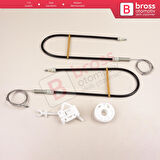 Iveco EuroBus 2003-2012 İçin Sağ Kapı Cam Kriko Tamir Seti