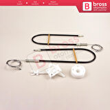 Iveco EuroBus 2003-2012 İçin Sağ Kapı Cam Kriko Tamir Seti