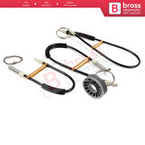 Mitsubishi Colt CZC Cabriolet RG 2006-2009 98031403 İçin Sol Kapı Cam Kriko Tamir Seti