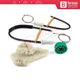 Honda City MK4 GD GE Jazz MK2 2001-2008 72210SAAJ02 İçin Ön Sağ Kapı Cam Kriko Tamir Seti